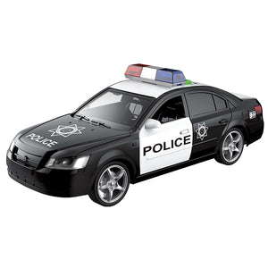 Friction Police Car  (w/ light & sound  + opening doors)