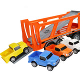 1:16 Friction Auto Transport Trailer Truck  (w/ light & sound) exclusived by USA&Canada