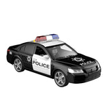 Friction Police Car  (w/ light & sound  + opening doors)