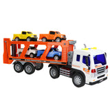1:16 Friction Auto Transport Trailer Truck  (w/ light & sound) exclusived by USA&Canada