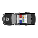 Friction Police Car  (w/ light & sound  + opening doors)