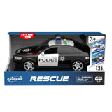 Friction Police Car  (w/ light & sound  + opening doors)